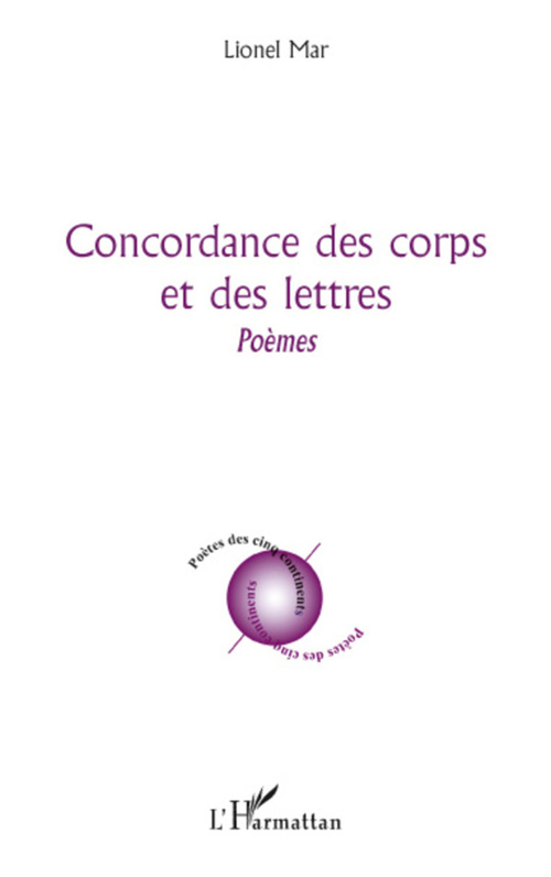 ebook cover of Concordance des corps et des lettres, by Lionel Mar