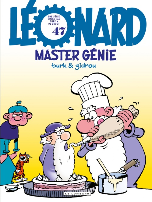 Couverture ebook de Léonard - Tome 47 - Master génie, de Zidrou, Turk