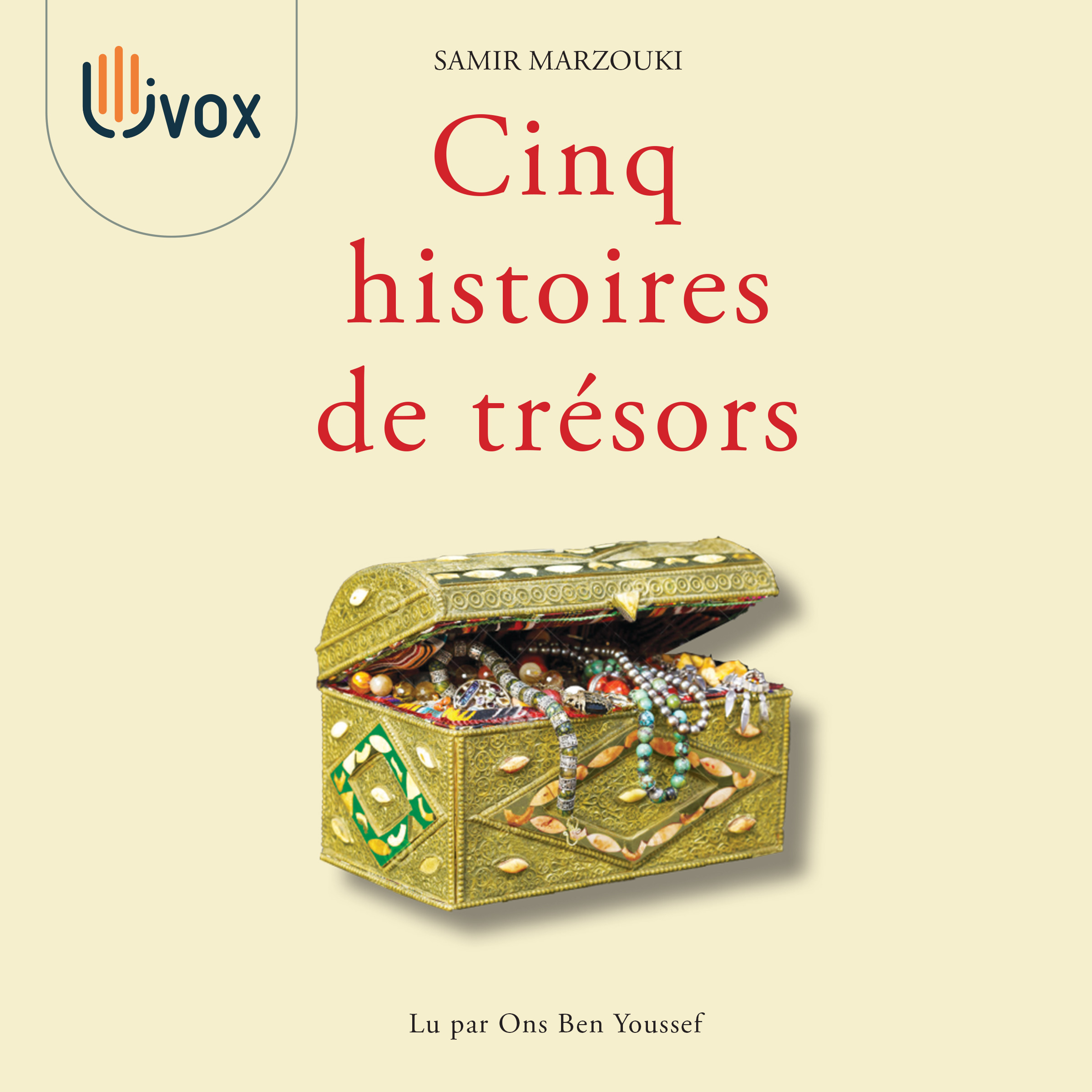 Couverture audiobook de Cinq histoires de trésors, de Samir Marzouki