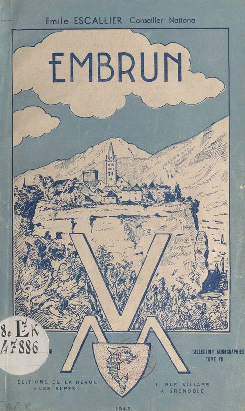 ebook cover of Embrun, by Emile Escallier
