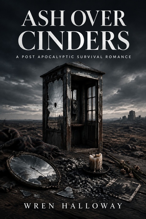 Couverture ebook de Ash Over Cinders, de Wren Halloway