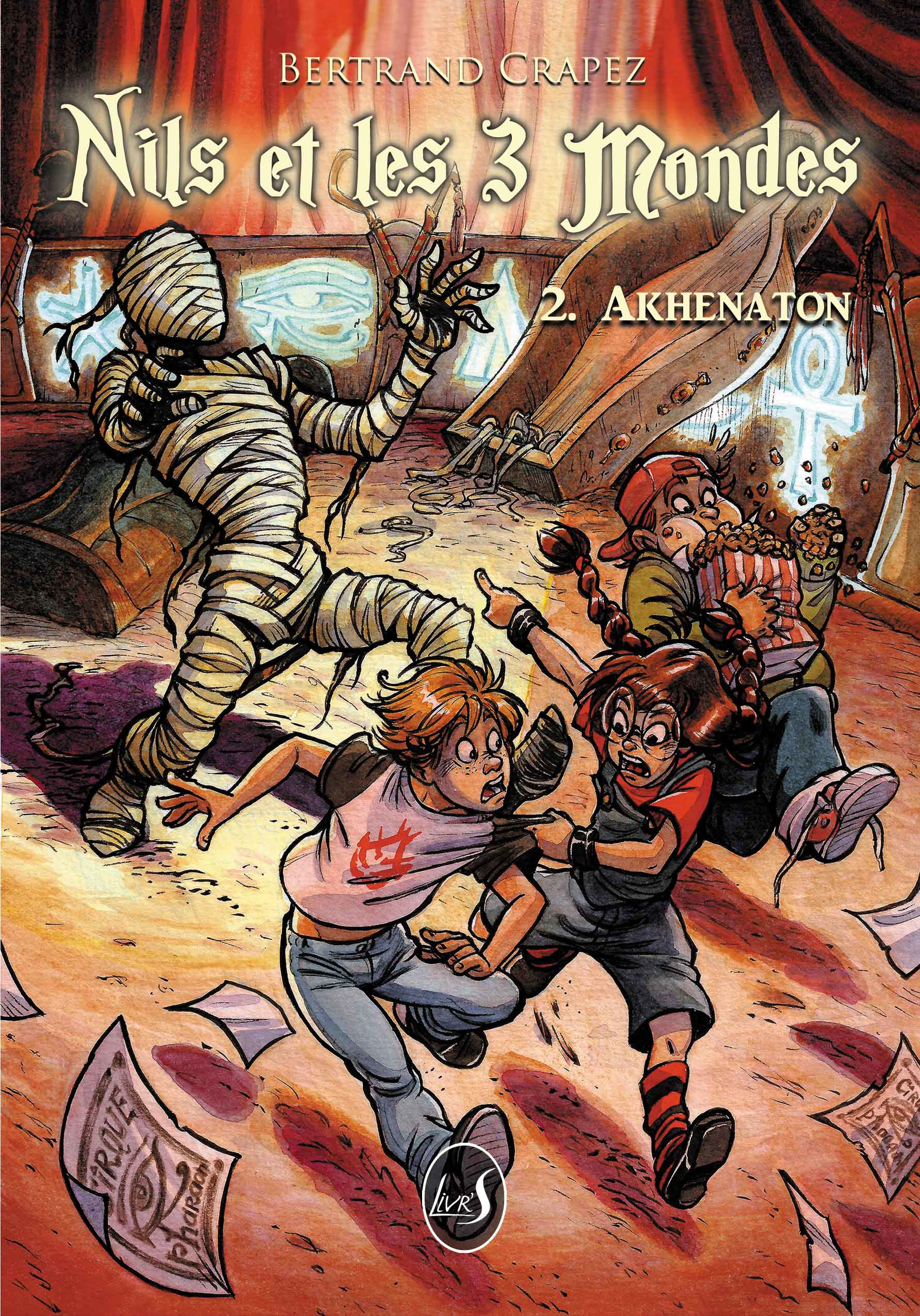 Couverture ebook de Nils et les 3 mondes, de Bertrand Crapez