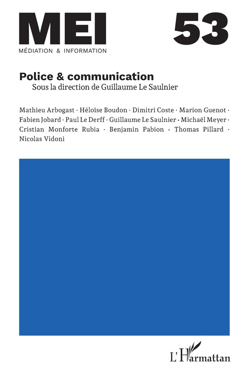 Couverture ebook de Police & communication, de