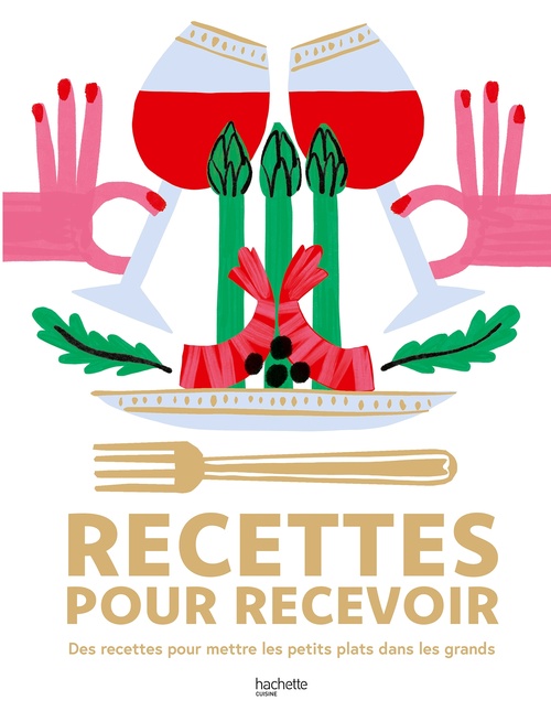 Couverture ebook de Recettes pour recevoir, de Collectif