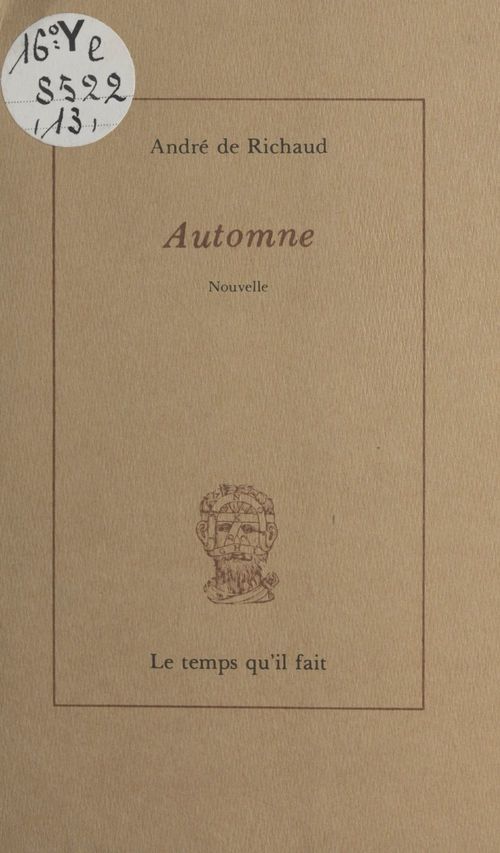 Couverture ebook de Automne, de Andre De Richaud
