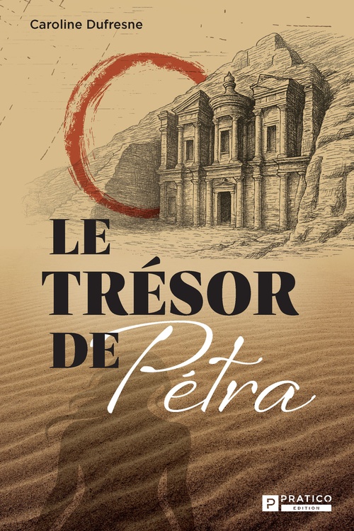 Couverture ebook de Le trésor de Pétra, de Caroline Dufresne