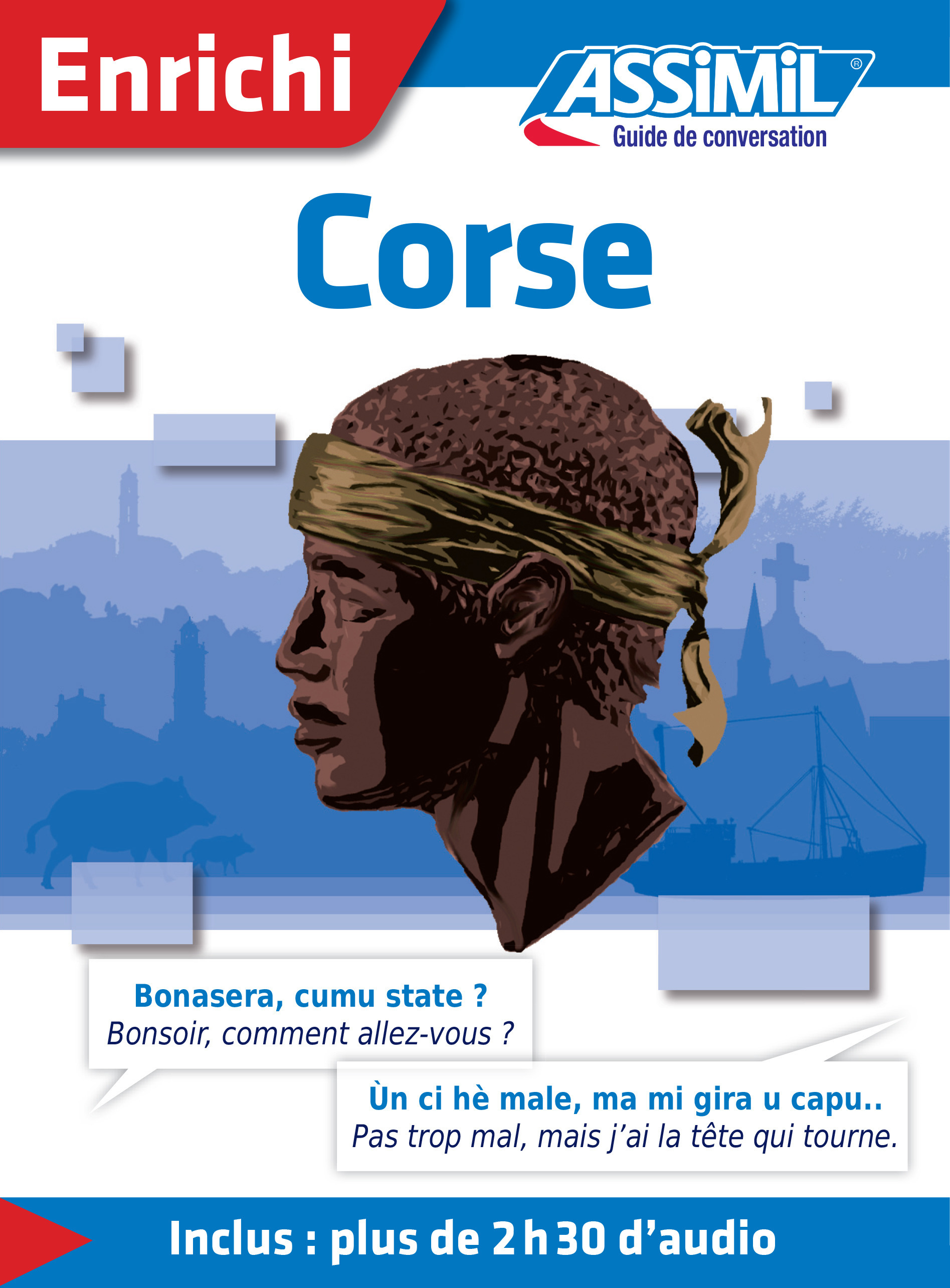 Couverture ebook de Corse - guide de conversation, de Collectif