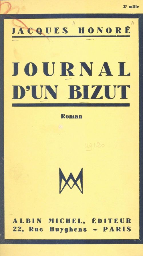 ebook cover of Journal d'un bizut, by Jacques Honore