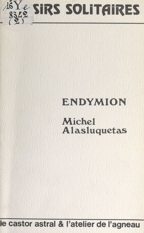 ebook cover of Endymion, by Michel Alasluquetas