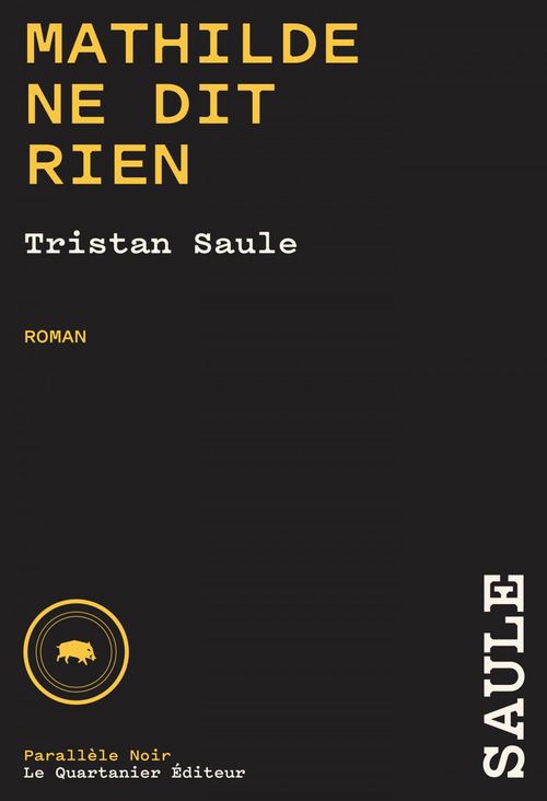 ebook cover of Mathilde ne dit rien, by Tristan Saule