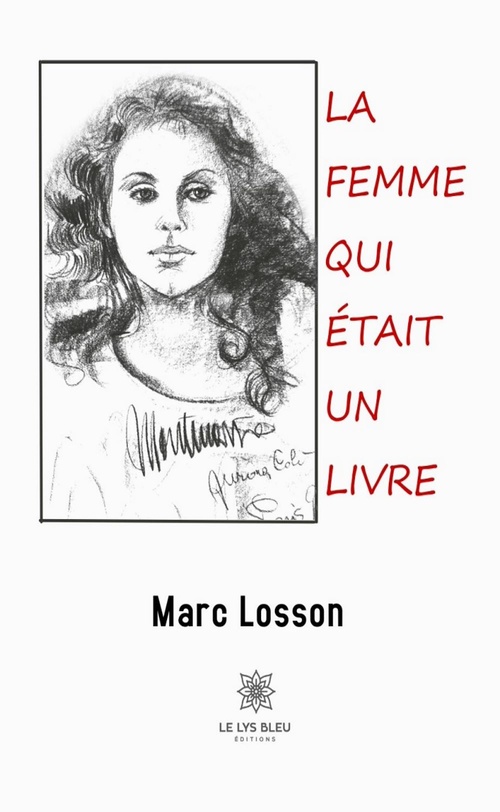 Couverture ebook de La femme qui était un livre, de Marc Losson