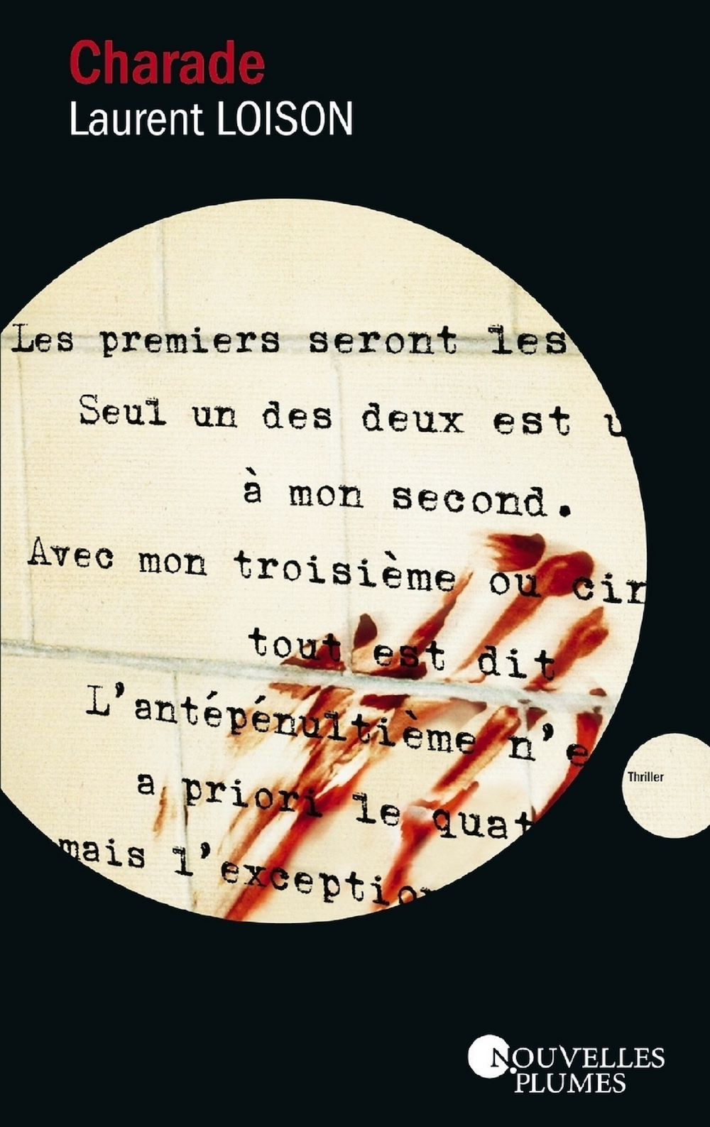 Couverture ebook de Charade, de Laurent Loison