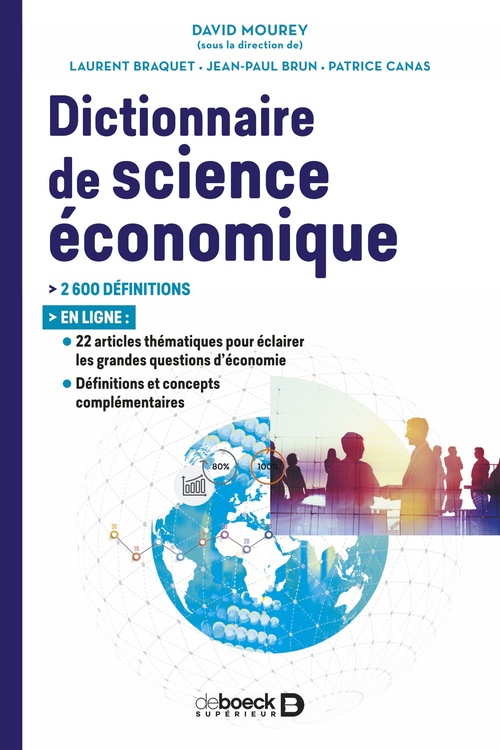 ebook cover of Dictionnaire de science économique, by Patrice Canas, David Mourey, Laurent Braquet, Jean-Paul Brun