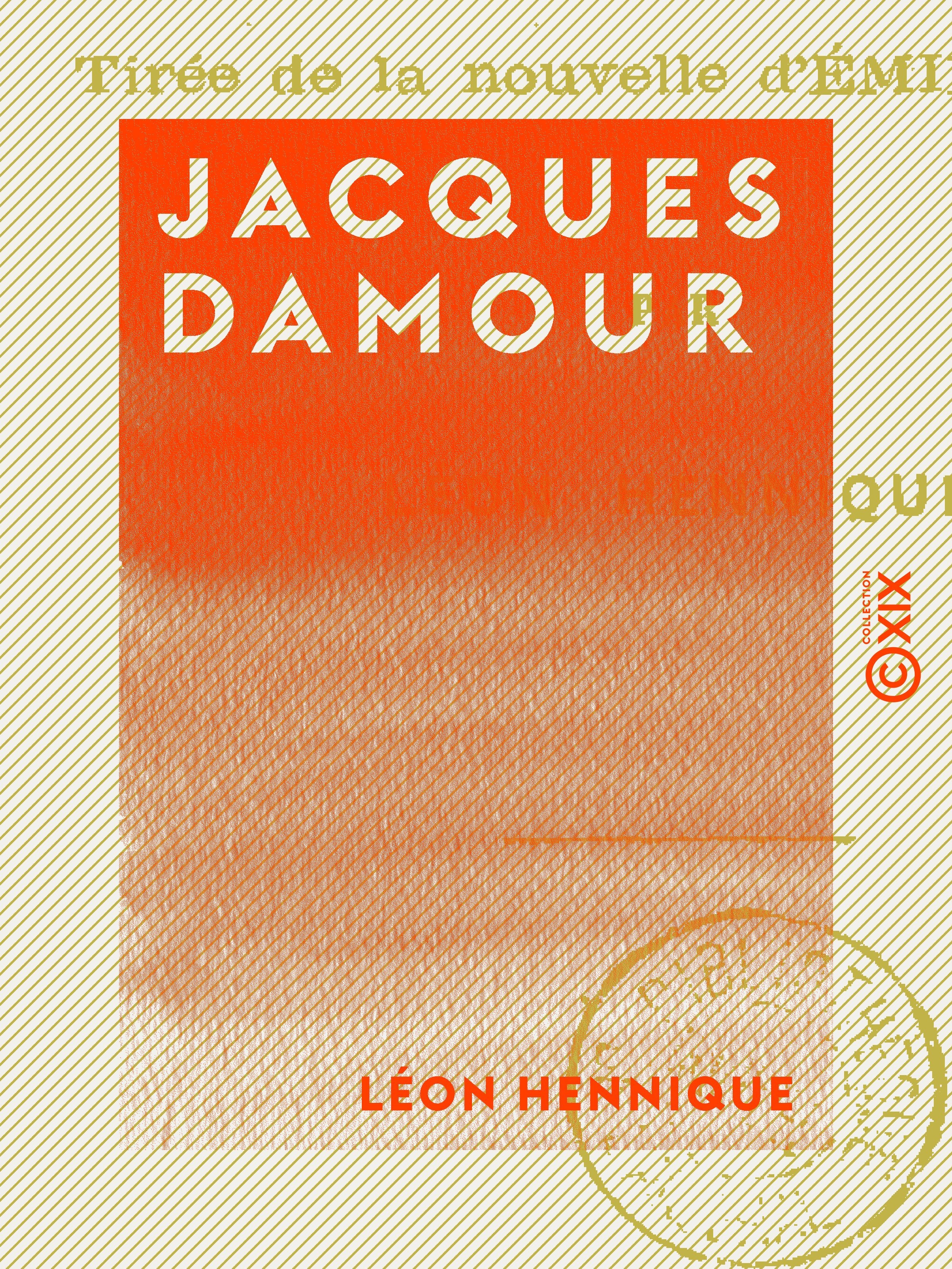 Couverture ebook de Jacques Damour, de Leon Hennique