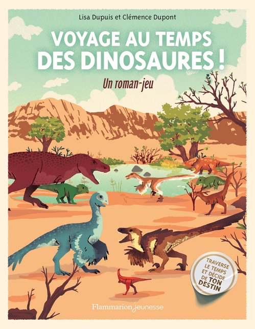 ebook cover of Voyage au temps des dinosaures !, by Clémence Dupont, Lisa Dupuis