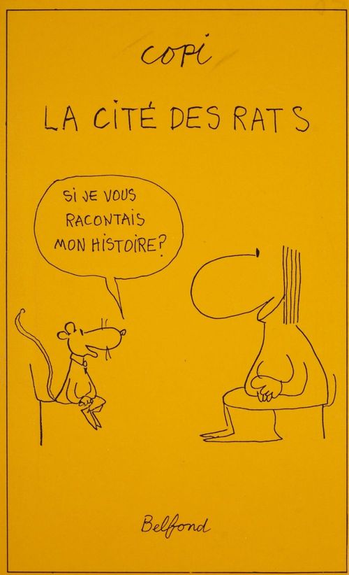 Couverture ebook de La cité des rats, de Copi
