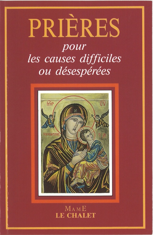 ebook cover of Prières pour les causes difficiles ou désespérées, by Collectif