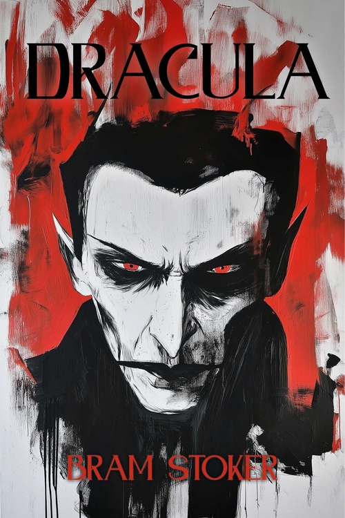 ebook cover of Dracula, by Bram Stoker