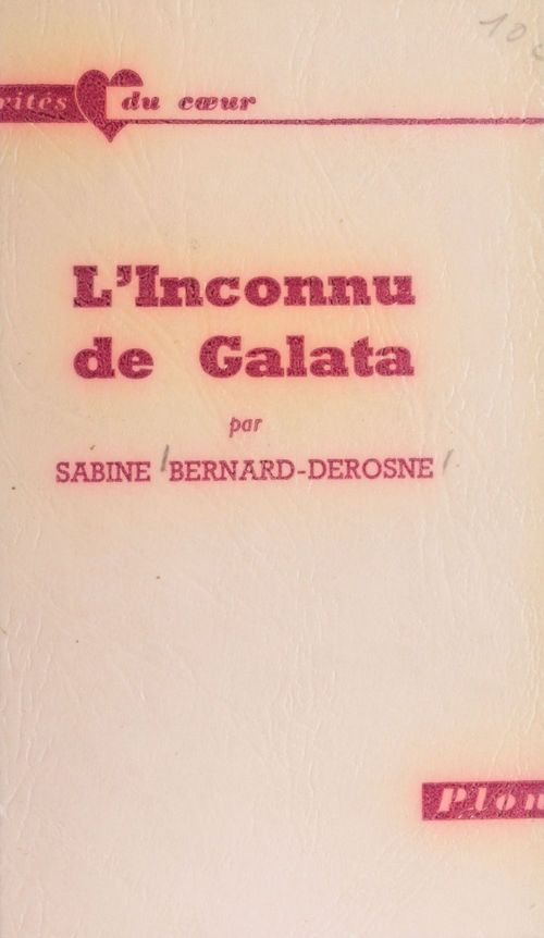 Couverture ebook de L'inconnu de Galata, de Sabine Bernard-Derosne
