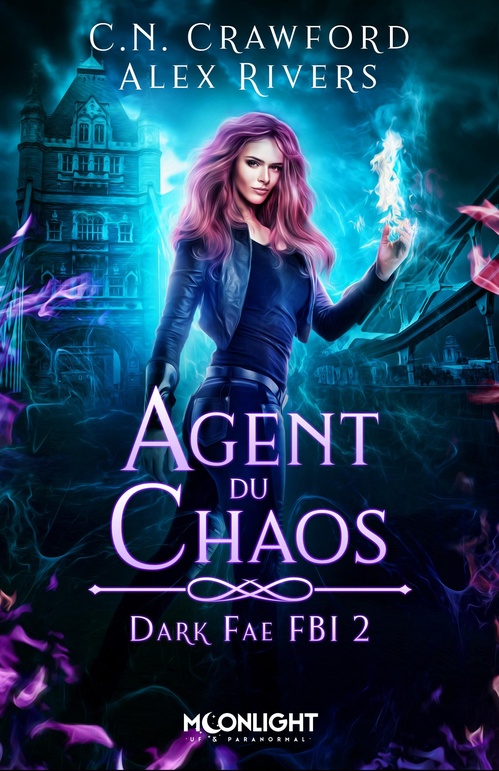 ebook cover of Agent du chaos, by C.N. Crawford, Alex Rivers