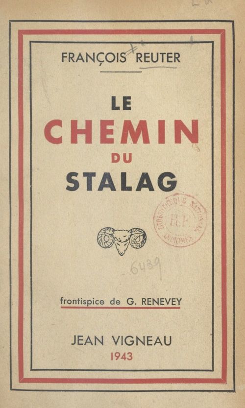 Couverture ebook de Le chemin du stalag, de Francois Reuter