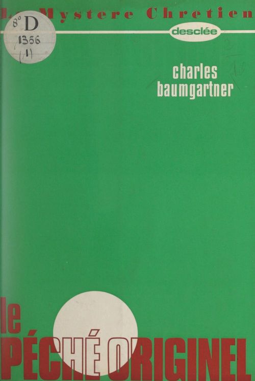 ebook cover of Le péché originel, by Charles Baumgartner