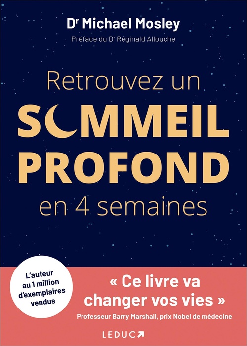Couverture ebook de Retrouvez un sommeil profond en 4 semaines, de Michael Mosley