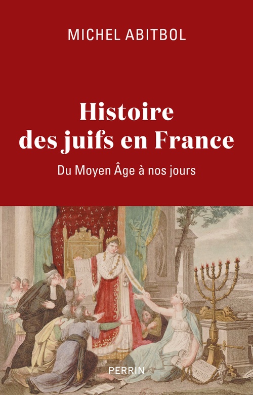 Couverture ebook de Histoire des Juifs en France - Du Moyen Âge à nos jours, de Michel Abitbol