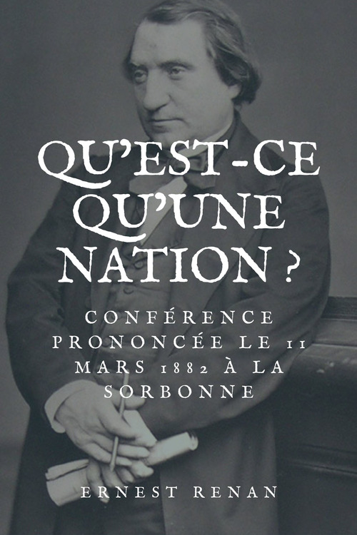 ebook cover of Qu'est-ce qu'une Nation ?, by Ernest Renan