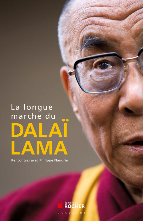Couverture ebook de La longue marche du dalaï-lama, de Philippe Flandrin