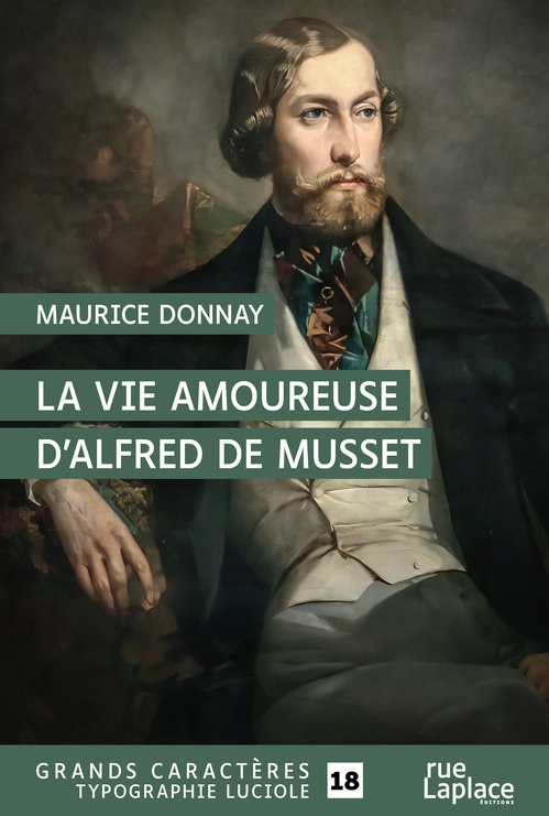 ebook cover of La Vie amoureuse d'Alfred de Musset, by Maurice Donnay