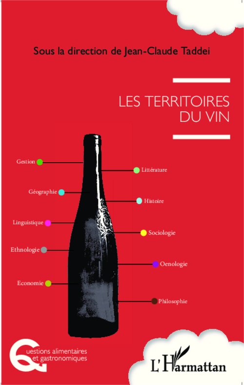 Couverture ebook de Les territoires du vin, de Jean-Claude Taddei