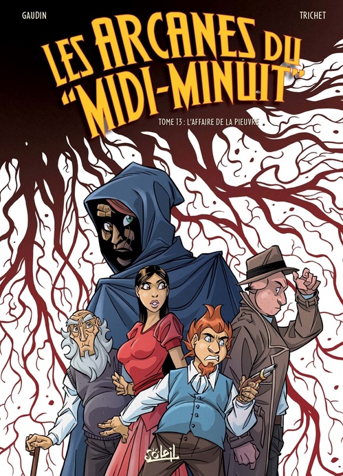 Couverture ebook de Les Arcanes du Midi-Minuit T13 - L'Affaire de la pieuvre, de Christian Gaudin