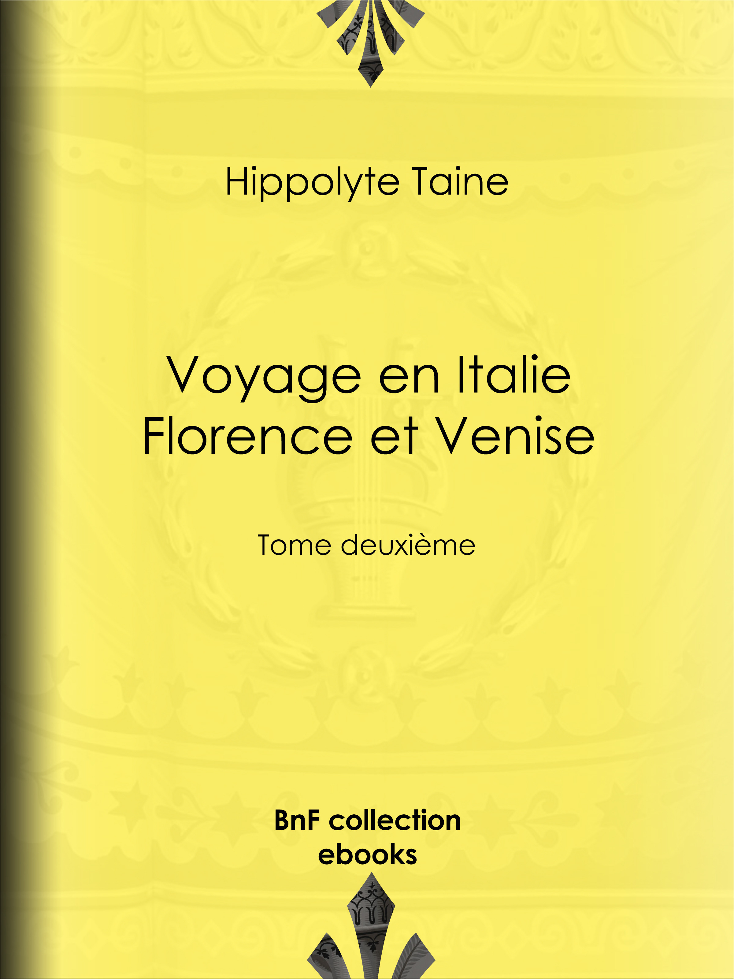 Couverture ebook de Voyage en Italie. Florence et Venise, de Hippolyte-adolphe Taine