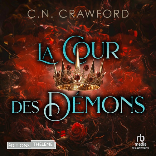 audiobook cover of La cour des Démons, by C.N. Crawford