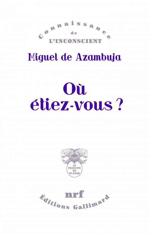 Couverture ebook de Où étiez-vous ?, de Miguel De Azambuja