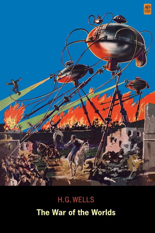 ebook cover of The War of the Worlds (AD Classic Illustrated), by H. G. Wells