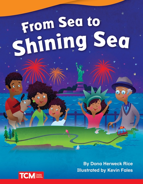 Couverture ebook de From Sea to Shining Sea, de Dona Herweck Rice