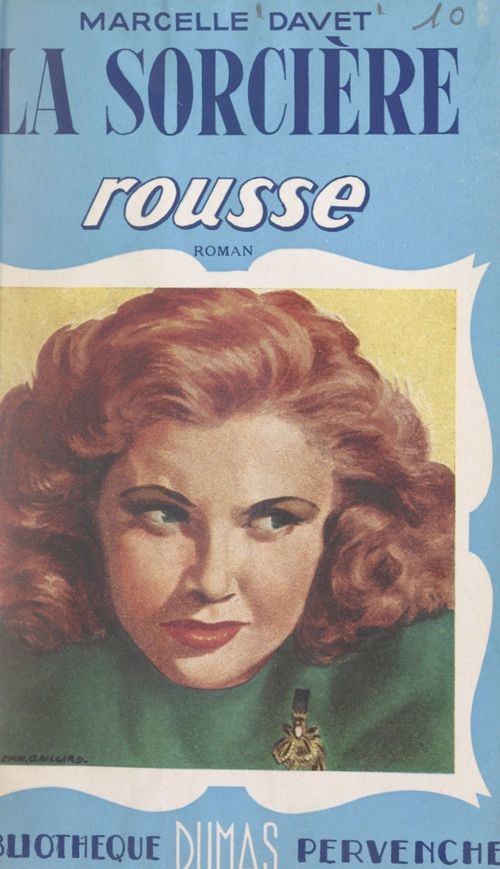 Couverture ebook de La sorcière rousse, de Marcelle Davet