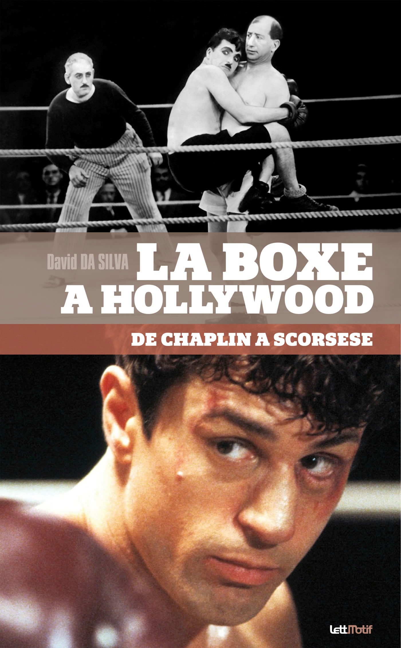 Couverture ebook de La Boxe à Hollywood, de Chaplin à Scorsese, de David Da Silva