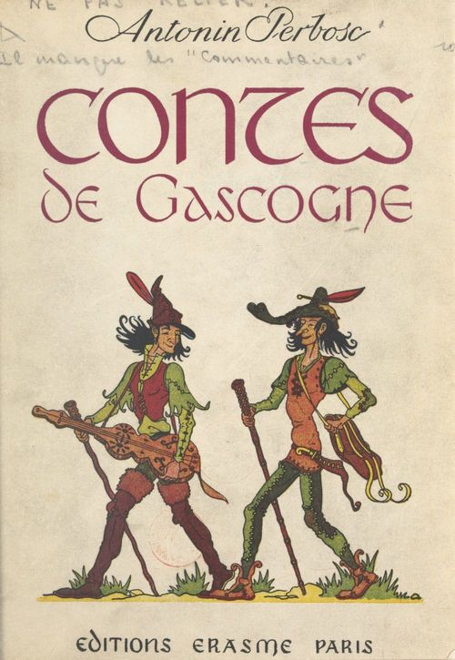 Couverture ebook de Contes de Gascogne, de Antonin Perbosc, Suzanne Cezerac
