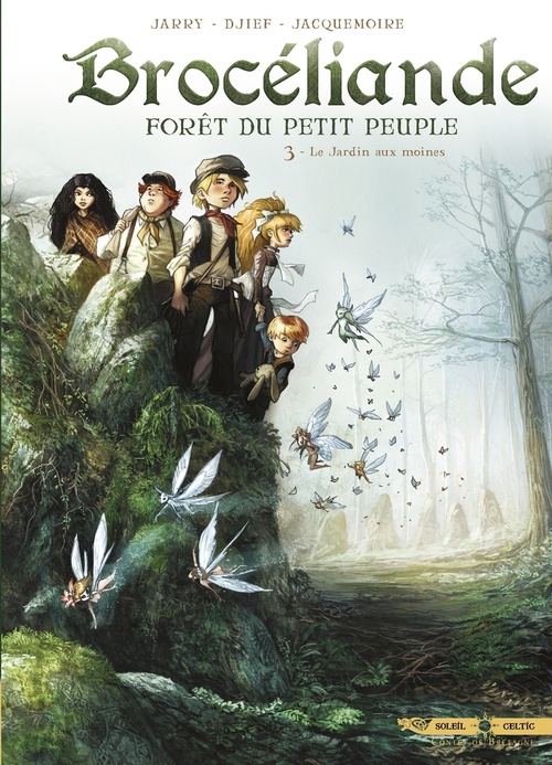 Couverture ebook de Brocéliande T03 - Le Jardin aux moines, de Nicolas Jarry