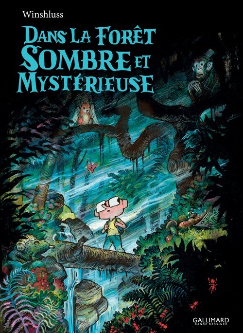 ebook cover of Dans la forêt sombre et mystérieuse (film : Angelo dans la forêt mystérieuse), by Winshluss