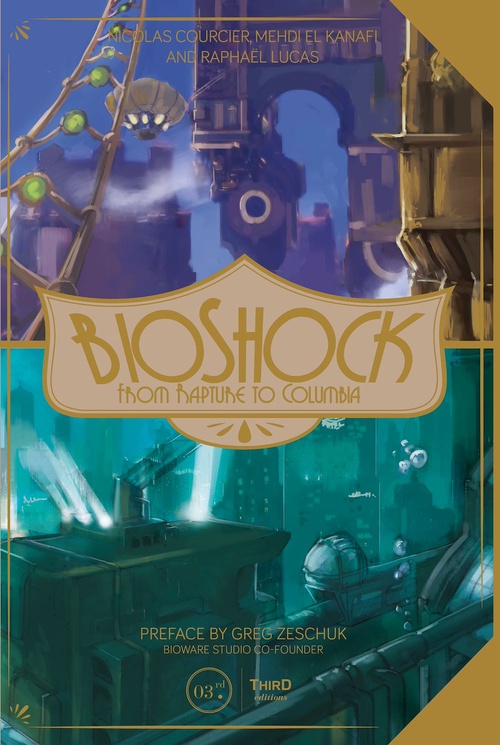 Couverture ebook de BioShock, de Mehdi El Kanafi, Nicolas Courcier, Raphael Lucas