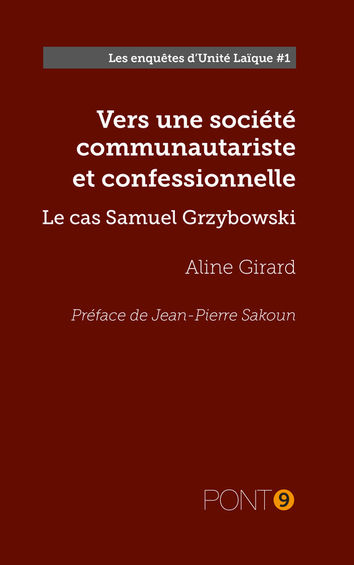Couverture ebook de Vers une société communautariste et confessionnelle, de Aline Girard