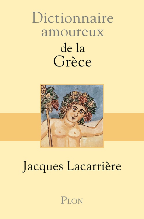 ebook cover of Dictionnaire amoureux de la Grèce, by Jacques Lacarrière