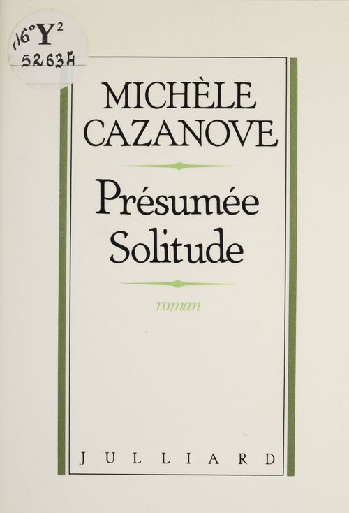 ebook cover of Présumée Solitude ou Histoire d'une paysanne haïtienne, by Cazanove