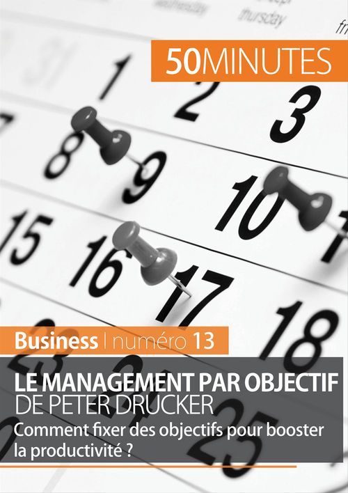 ebook cover of Le management par objectifs de Peter Drucker, by Renaud De Harlez