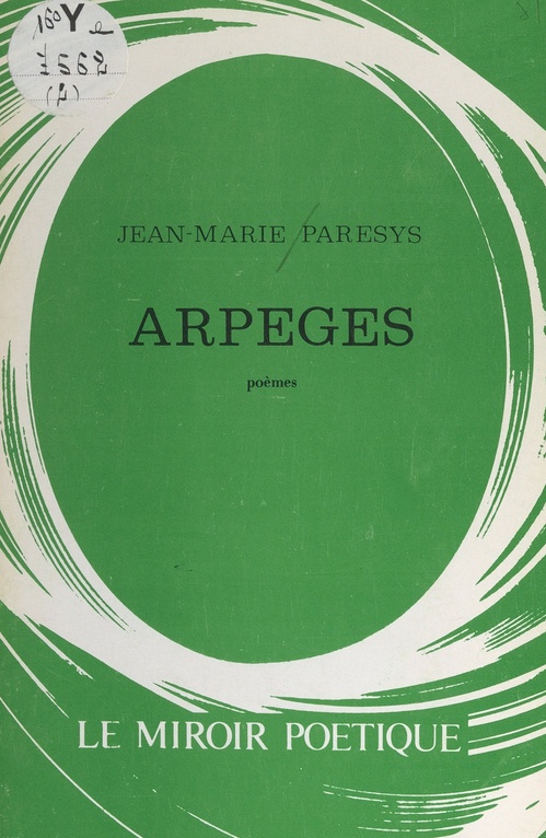 Couverture ebook de Arpèges, de Jean-Marie Paresys