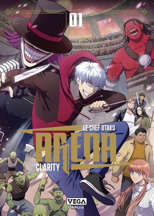 Couverture ebook de Arena - Tome 1, de Le Chef Otaku, Clarity